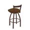 Holland Bar Stool Co 30" Low Back Swivel Bar Stool, Bronze Finish, Canter Thatch Seat 82130BZ001 - alternate 4